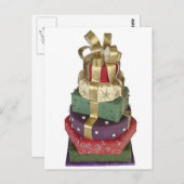 Hochzeitstorte Postkarte (Vorne/Hinten)