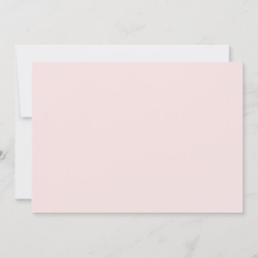 Hochzeitstorte Rosa Brautparty Einladung (Rückseite)