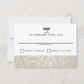 Hochzeitstorte RSVP Karte (Vorderseite)