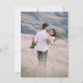 Hochzeitstorte Save the Date (Rückseite)