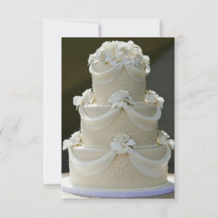 Hochzeitstorte Save-the-Date-Karte Save The Date