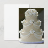 Hochzeitstorte Save-the-Date-Karte Save The Date (Vorne/Hinten)