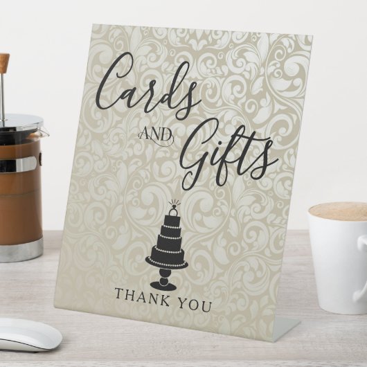 Hochzeitstorte Sockelschild (In Situ)