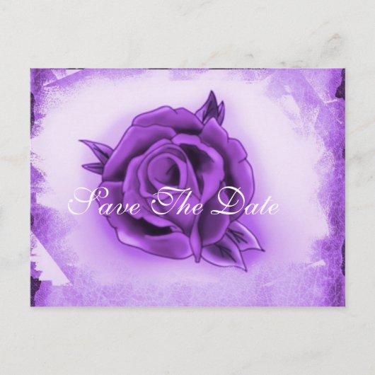 Hochzeitstorte speichern ankündigungspostkarte (Vorderseite)