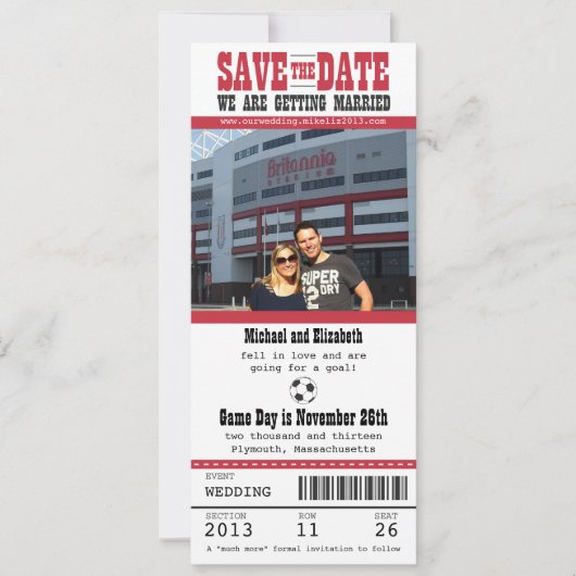 Hochzeitstorte speichern save the date (Vorderseite)
