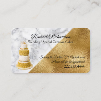 Hochzeitstorte Visitenkarte