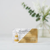 Hochzeitstorte Visitenkarte (Stehend Vorderseite)