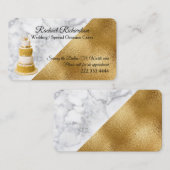 Hochzeitstorte Visitenkarte (Vorne/Hinten)