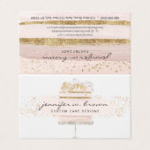 Hochzeitstorte Visitenkarten (Außenseite Aufgefaltet)