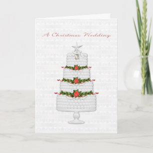 Hochzeitstorte, Weihnachtsfeiern Glückwünsche Feiertagskarte