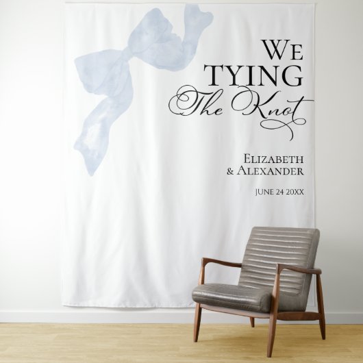 Hochzeitstorte | Wir binden den Knoten Wandteppich (Beispiel)