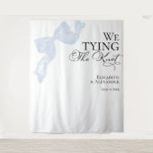 Hochzeitstorte | Wir binden den Knoten Wandteppich (Vorderseite)