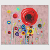 Hochzeitstraum Vintag Geschenkpapier (Flach)