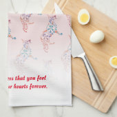 Hochzeitstuch Handtuch (Viertel Falte)