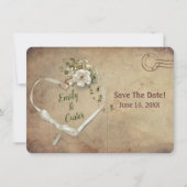 Hochzeitstuhlherz Save the Date (Vorderseite)