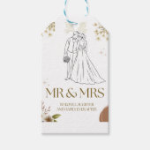 Hochzeitstüte Geschenkanhänger (Vorderseite)