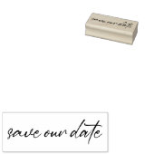 Hochzeitstypografische Kalligraphie Rette unser Da Gummistempel (Stempel)