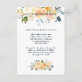 Hochzeitsunterkunft in Korallengewässern Begleitkarte (Rückseite)