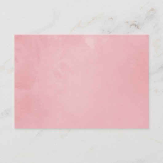 Hochzeitsunterkunft in Pink Cherry Blossom Frühjah Begleitkarte (Rückseite)