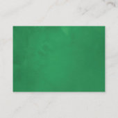 Hochzeitsunterkünfte für Wasserfarben Begleitkarte (Rückseite)