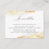 Hochzeitsunterkünfte im Bohemischen Wüstenwasser Begleitkarte (Vorderseite)