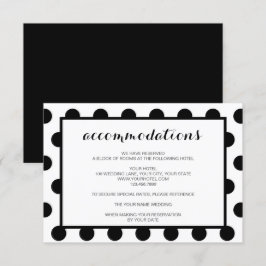 Hochzeitsunterkünfte| Klassische schwarze Umschlie Einladung
