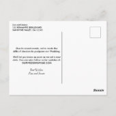 Hochzeitsupdate 3 Foto - Grüne Postponehe Postkarte (Rückseite)