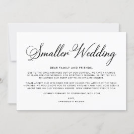 Hochzeitsupdate | Kleinere Hochzeit Ankündigung