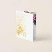 Hochzeitsvektor pastel floral folienkarte (Vorderseite)