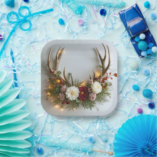 Hochzeitsveranstaltung für Hirsche Pappteller (Party)