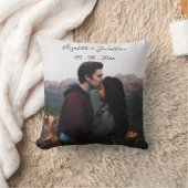 Hochzeitsveranstaltung für personalisiertes Foto Kissen (Decke)
