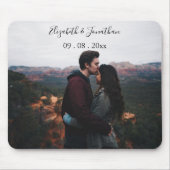 Hochzeitsveranstaltung für personalisiertes Foto Mousepad (Vorne)