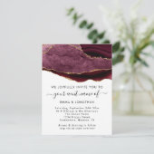 Hochzeitsveranstaltung QR Code Burgundy Marsala Go (Stehend Vorderseite)