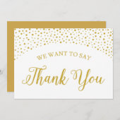 Hochzeitsverkäufer Dankeschön-Karte Einladung (Vorne/Hinten)