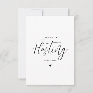 Hochzeitsverkäufer Dankeschön Karte - Ort