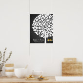 Hochzeitsvogel gelb poster (Küche)