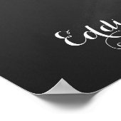 Hochzeitsvogel gelb poster (Ecke)