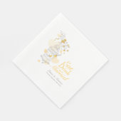 Hochzeitsvogelkäfig essen Getränke verheiratete Se Serviette (Ecke)