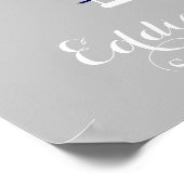 Hochzeitsvogelschiff Poster (Ecke)