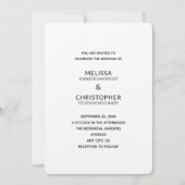 Hochzeitsvorlage 2B Einladung (Vorderseite)