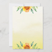 Hochzeitsvorlage für Haldi und Glocken Einladung (Rückseite)