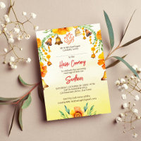 Hochzeitsvorlage für Haldi und Glocken