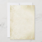 Hochzeitsvorlage für Vintage Wildblume Einladung (Rückseite)