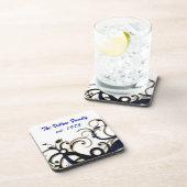 Hochzeitsvorlage oder Jubiläumsvorlage für Unterse Untersetzer (Rechte Seite)