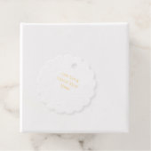 Hochzeitsvorlagen ohne Text | Elegant anpassbar Geschenkanhänger (Mit Box)