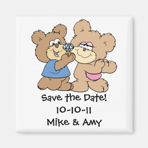 Hochzeitsvorschlaege Save the Date Magnet