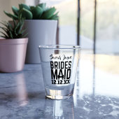 Hochzeitsvorschlag Bridesmaid Gefallen Schnapsglas