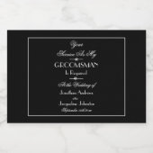 Hochzeitsvorschlag wird mein Trauzeuge Mini sein Alkoholflaschenetikett (Einzelnes Label)