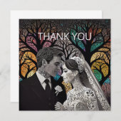 Hochzeitsvorstellungen und Geschenke Dankeskarte (Vorne/Hinten)