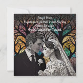 Hochzeitsvorstellungen und Geschenke Einladung (Vorderseite)